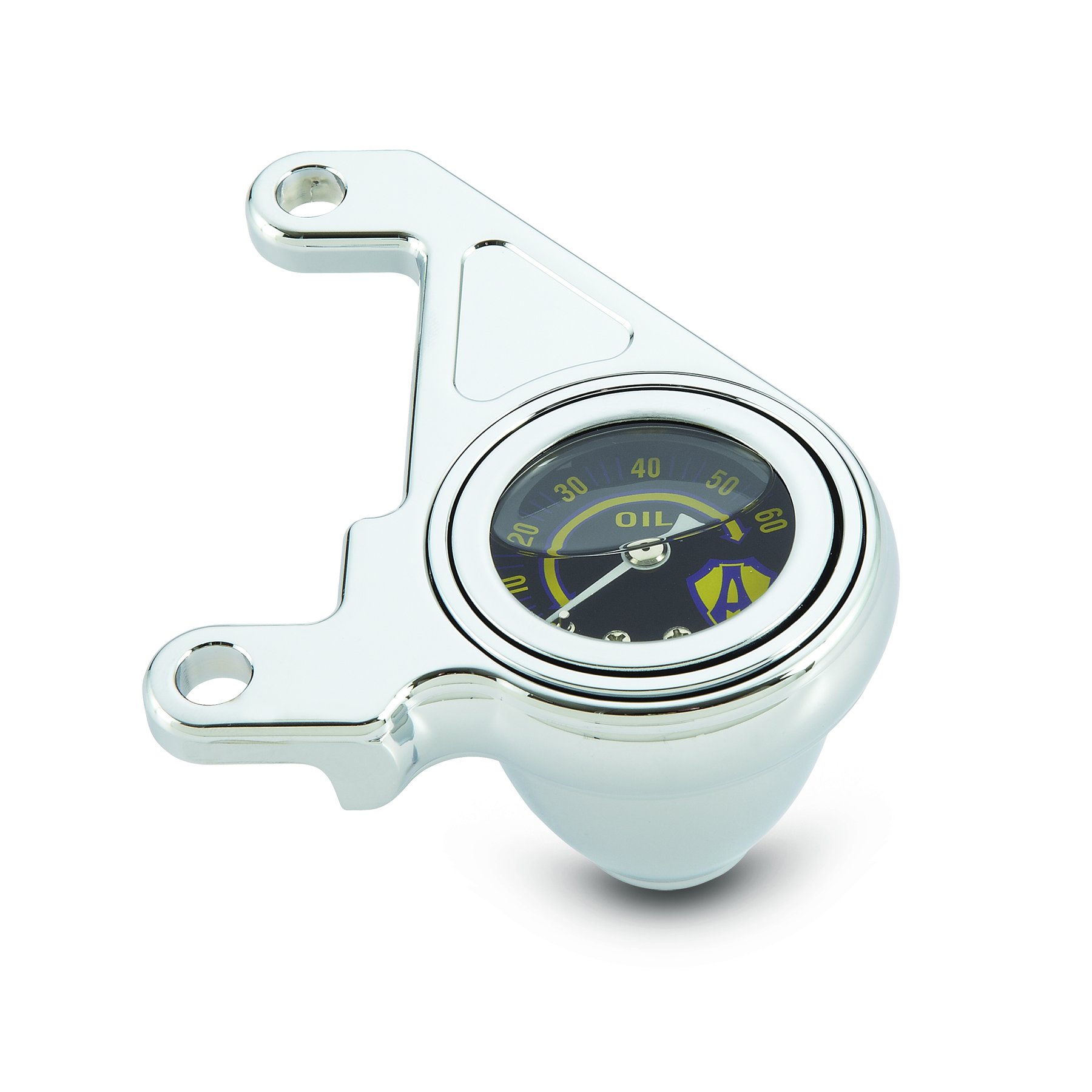 RADIUS RACE LOGO OIL PRESSURE GAUGE CHROME